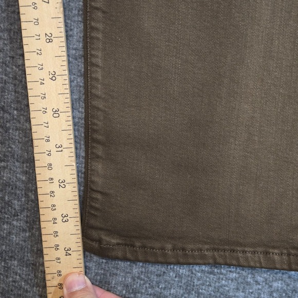 34 Heritage Men's Courage Mid Rise Straight Leg Pants Sz 35 x 34 Beige Brown x2 - Picture 13 of 15